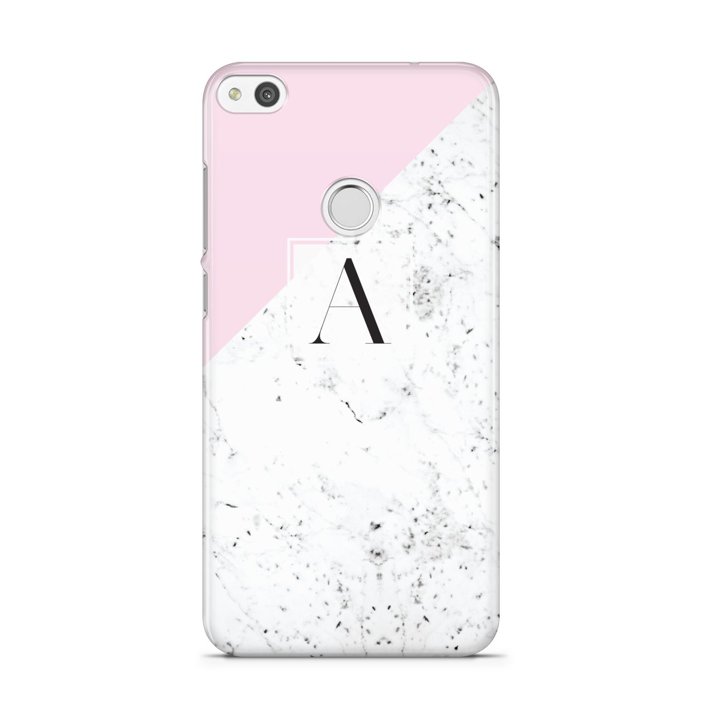 Personalised Monogram Initial Letter Marble Huawei P8 Lite Case