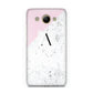 Personalised Monogram Initial Letter Marble Huawei Y3 2017