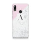 Personalised Monogram Initial Letter Marble Huawei Y7 2019