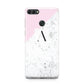Personalised Monogram Initial Letter Marble Huawei Y9 2018