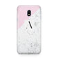 Personalised Monogram Initial Letter Marble Samsung Galaxy J3 2017 Case