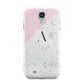 Personalised Monogram Initial Letter Marble Samsung Galaxy S4 Case