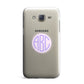 Personalised Monogram Initials Custom Clear Samsung Galaxy J7 Case