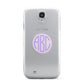 Personalised Monogram Initials Custom Clear Samsung Galaxy S4 Case