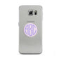Personalised Monogram Initials Custom Clear Samsung Galaxy S6 Case