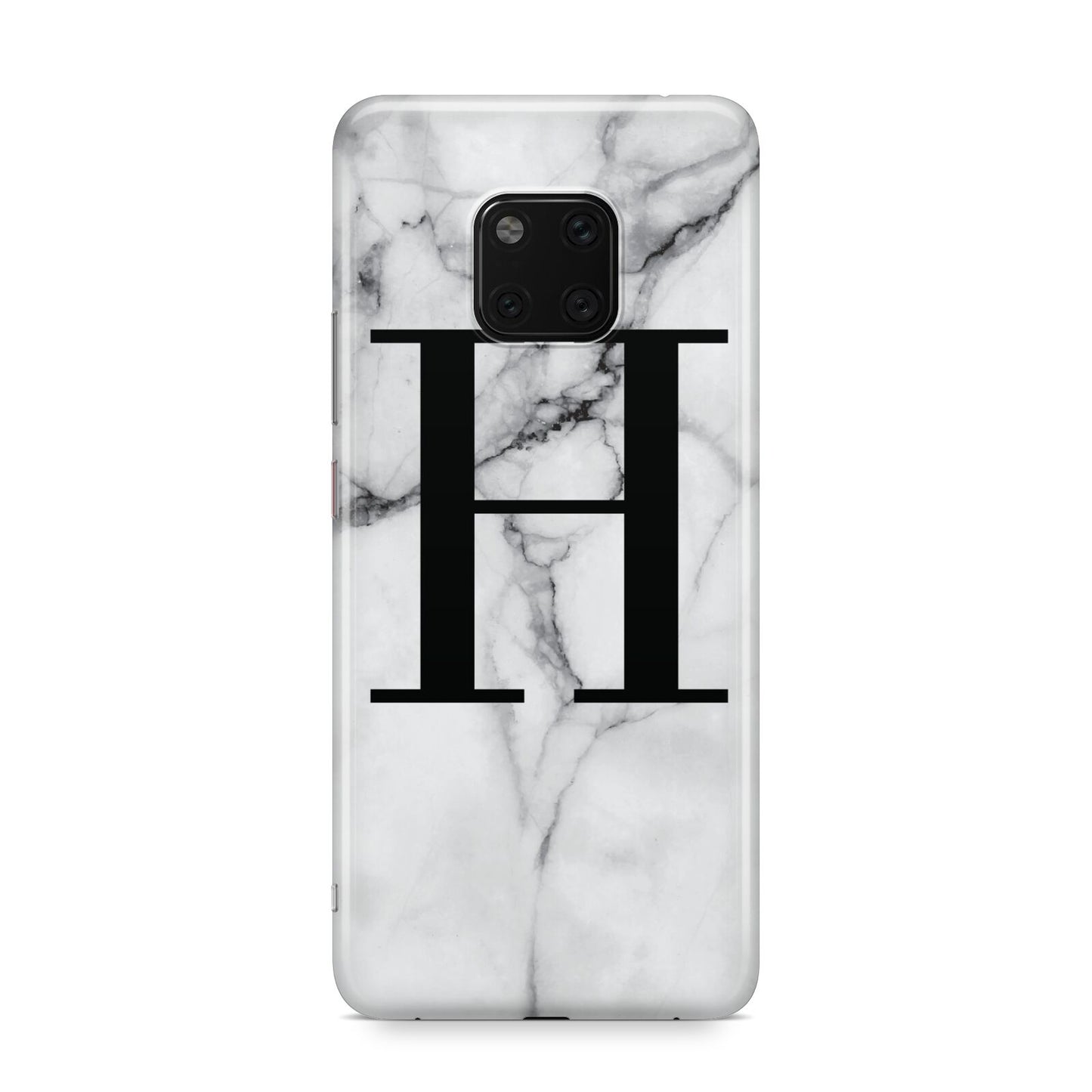 Personalised Monogram Marble Initial Huawei Mate 20 Pro Phone Case