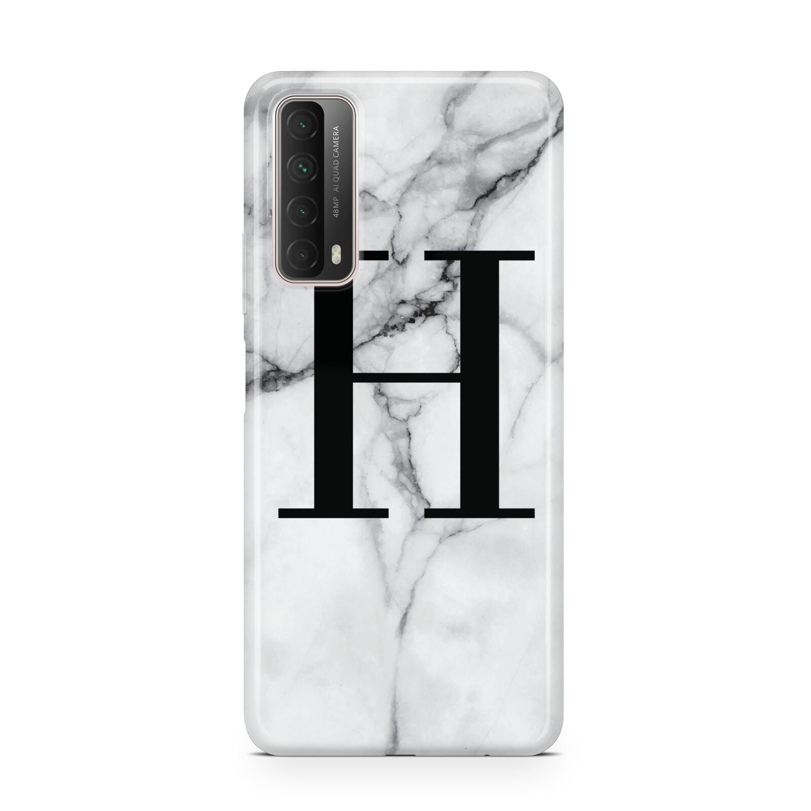 Personalised Monogram Marble Initial Huawei P Smart 2021