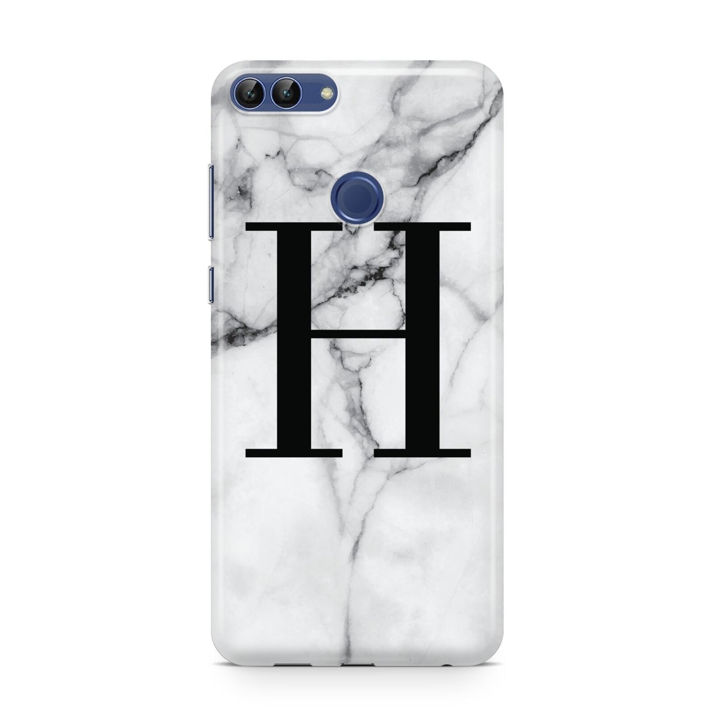 Personalised Monogram Marble Initial Huawei P Smart Case