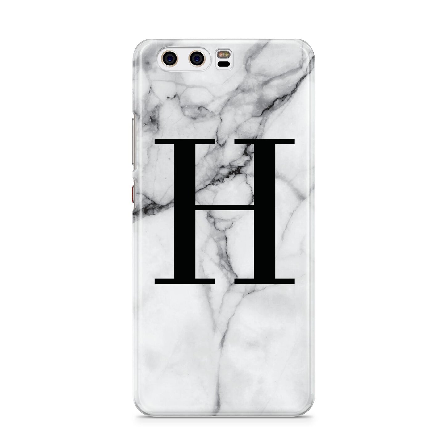 Personalised Monogram Marble Initial Huawei P10 Phone Case