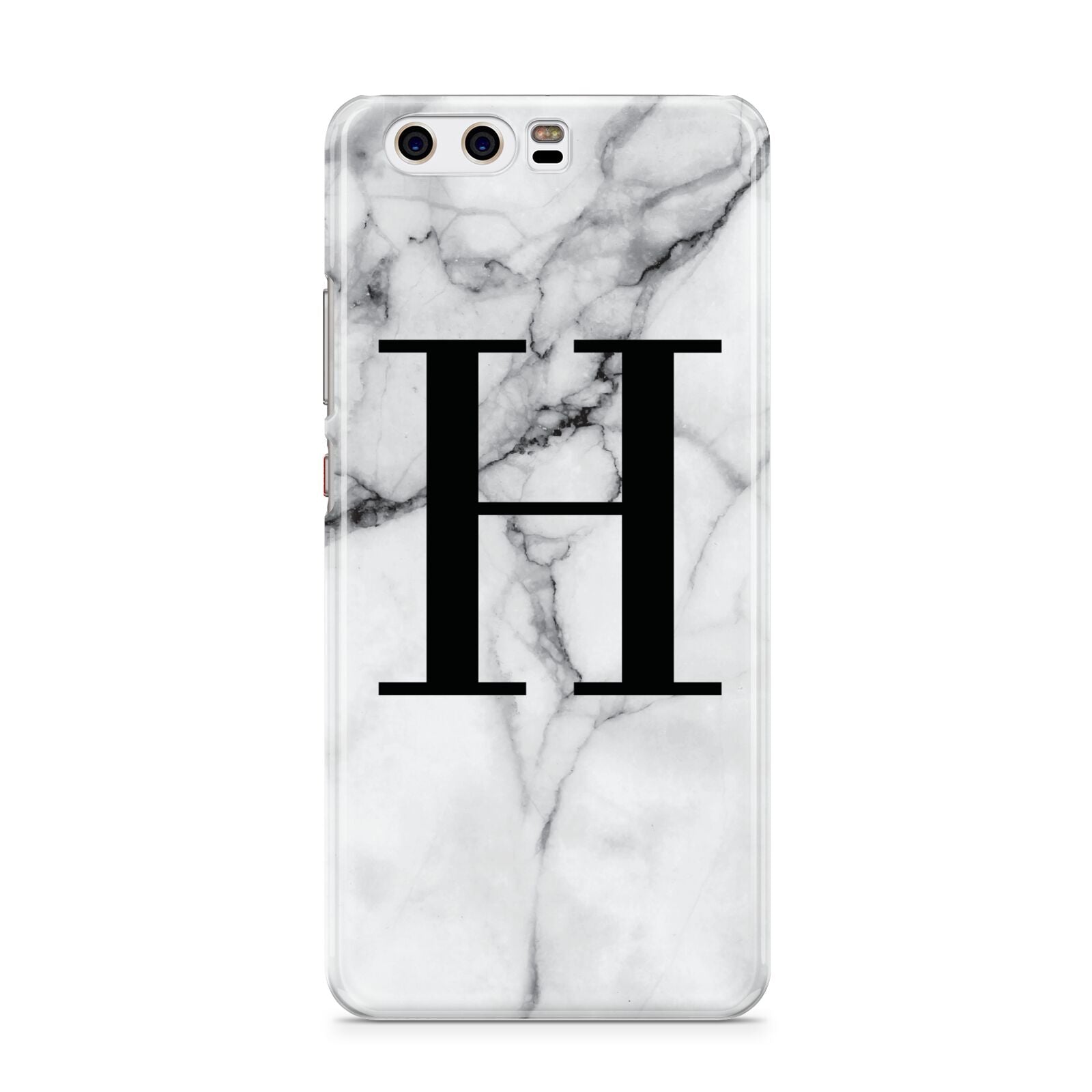 Personalised Monogram Marble Initial Huawei P10 Phone Case