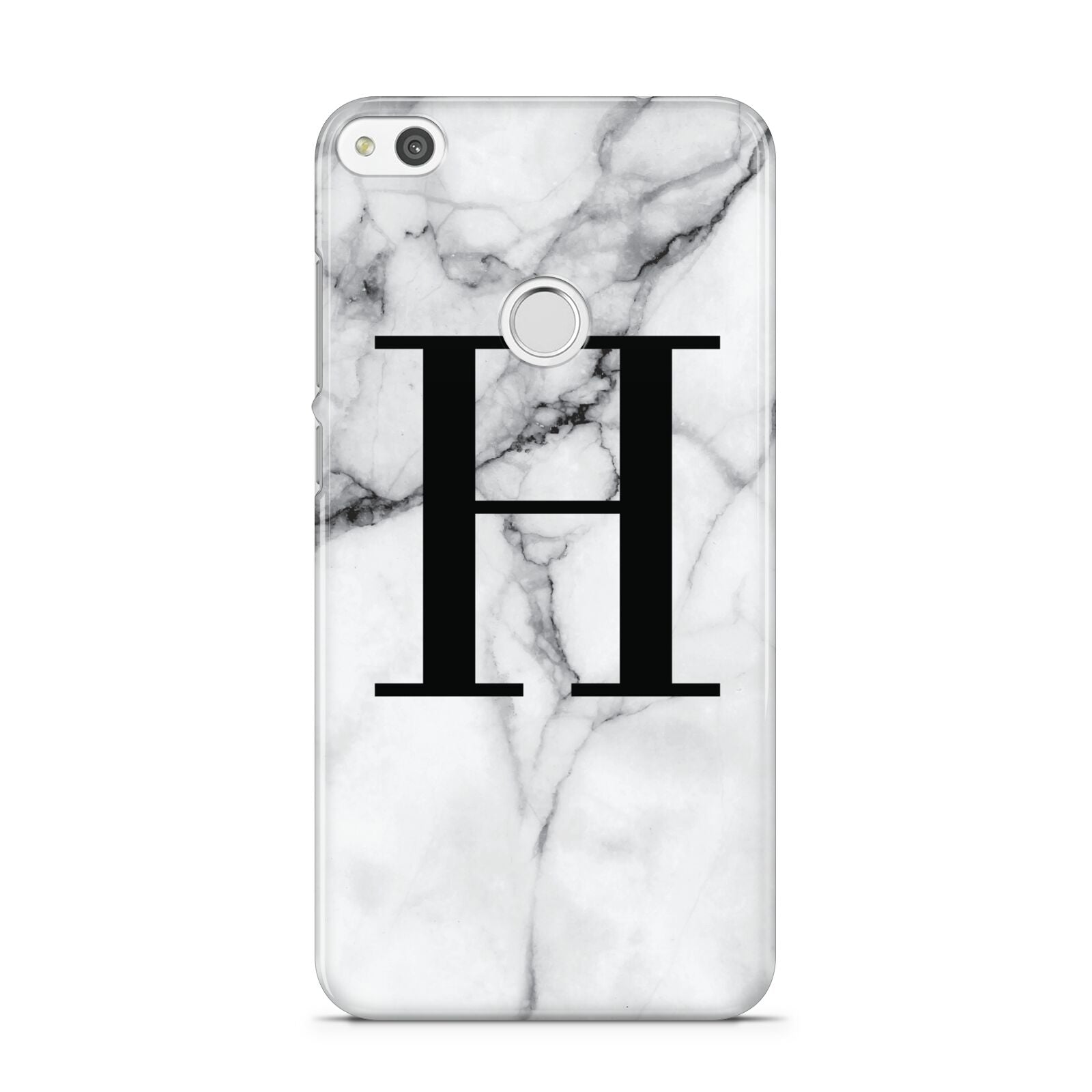 Personalised Monogram Marble Initial Huawei P8 Lite Case
