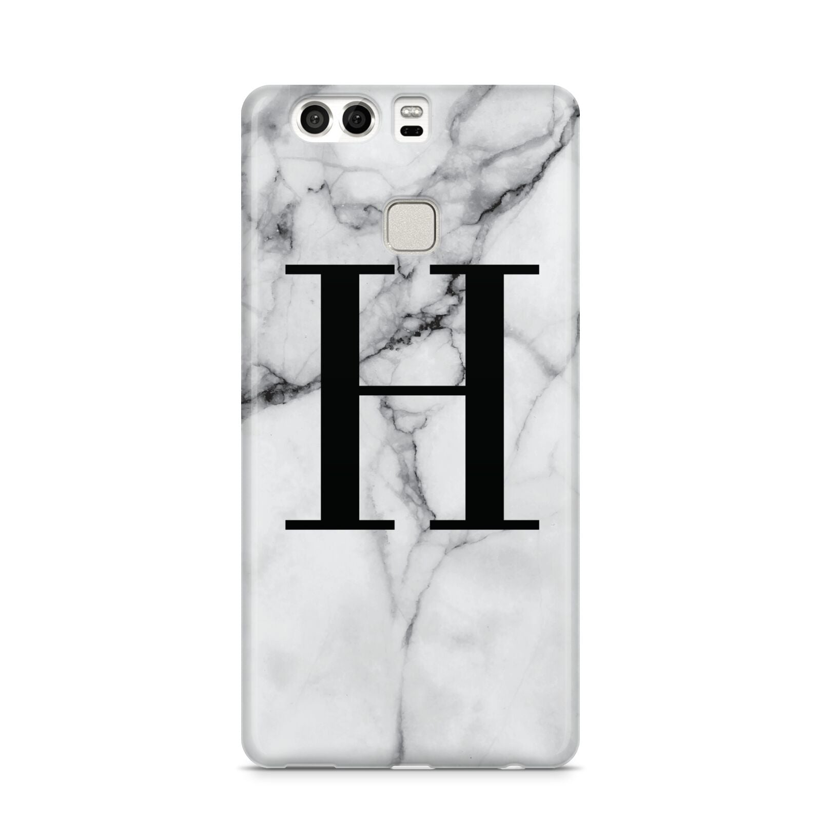 Personalised Monogram Marble Initial Huawei P9 Case