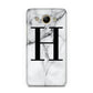 Personalised Monogram Marble Initial Huawei Y3 2017