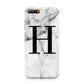 Personalised Monogram Marble Initial Huawei Y6 2018