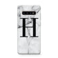 Personalised Monogram Marble Initial Protective Samsung Galaxy Case