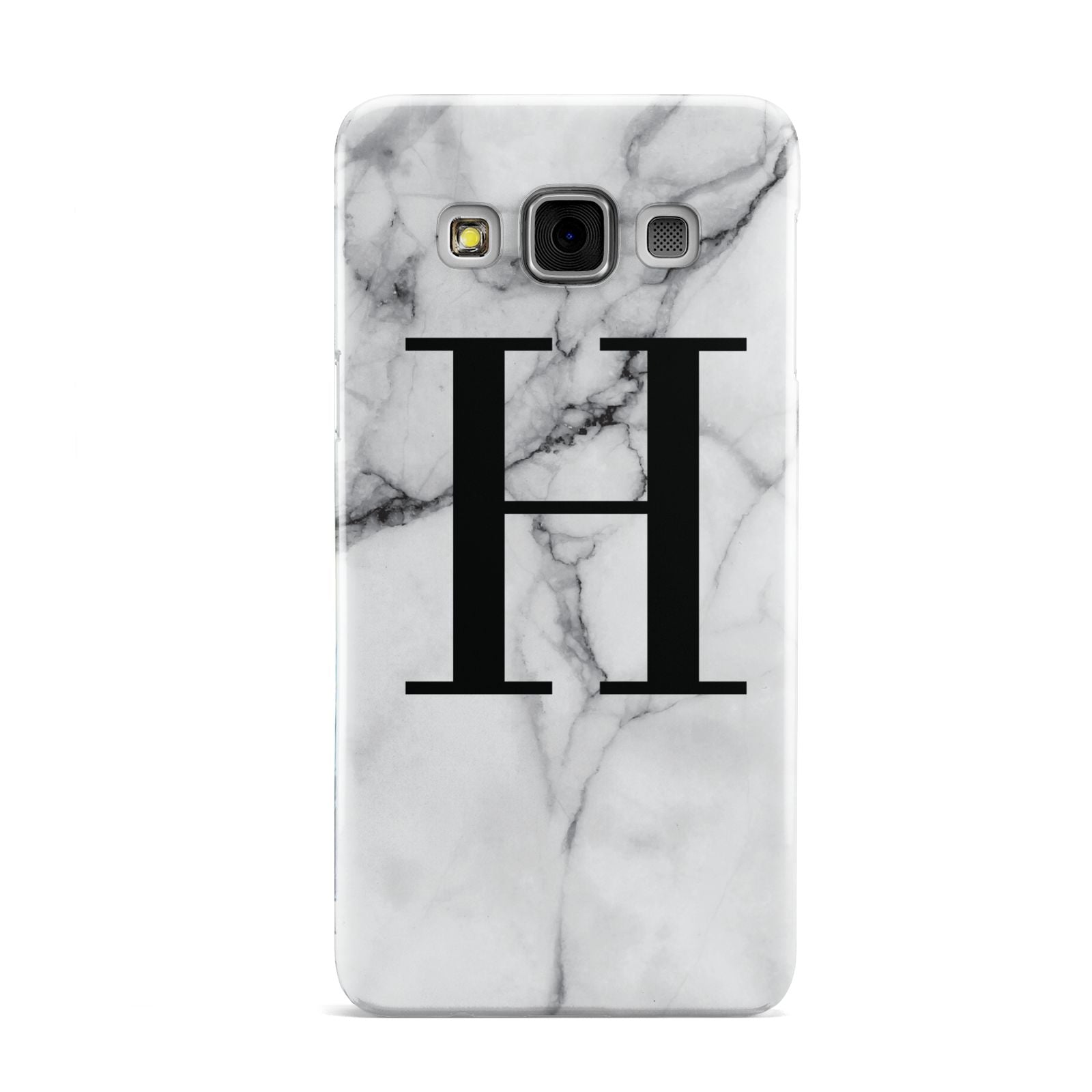 Personalised Monogram Marble Initial Samsung Galaxy A3 Case