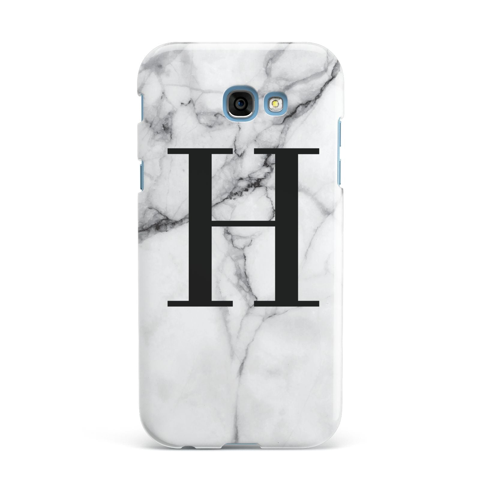 Personalised Monogram Marble Initial Samsung Galaxy A7 2017 Case