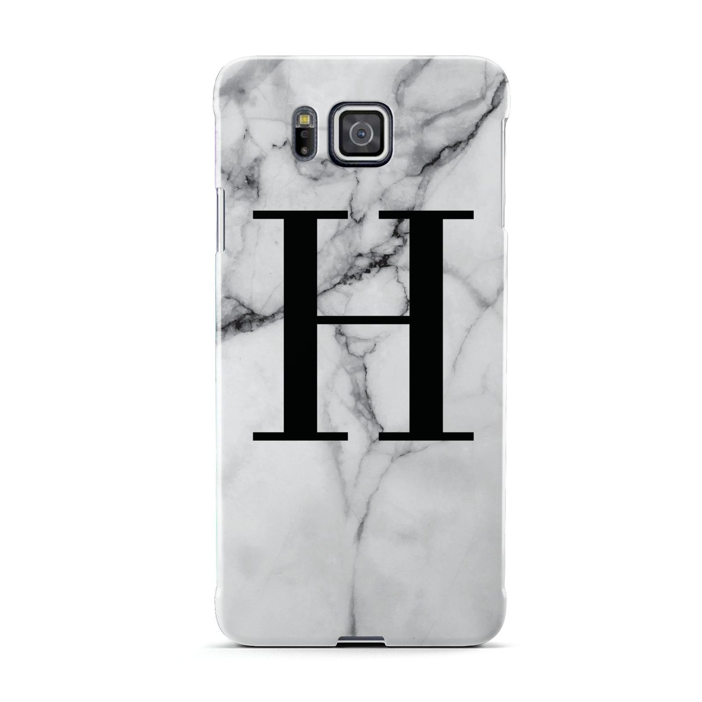 Personalised Monogram Marble Initial Samsung Galaxy Alpha Case