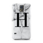 Personalised Monogram Marble Initial Samsung Galaxy S5 Case