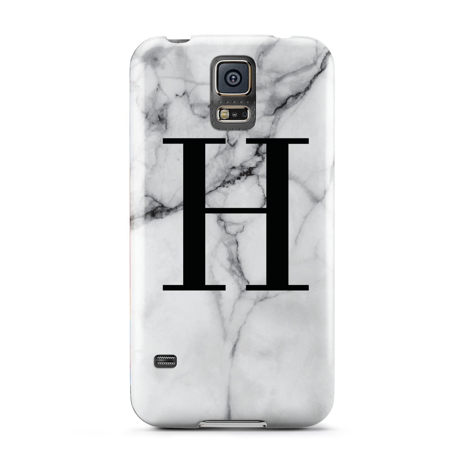Personalised Monogram Marble Initial Samsung Galaxy S5 Case