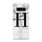 Personalised Monogram Marble Initial Samsung Galaxy S8 Case