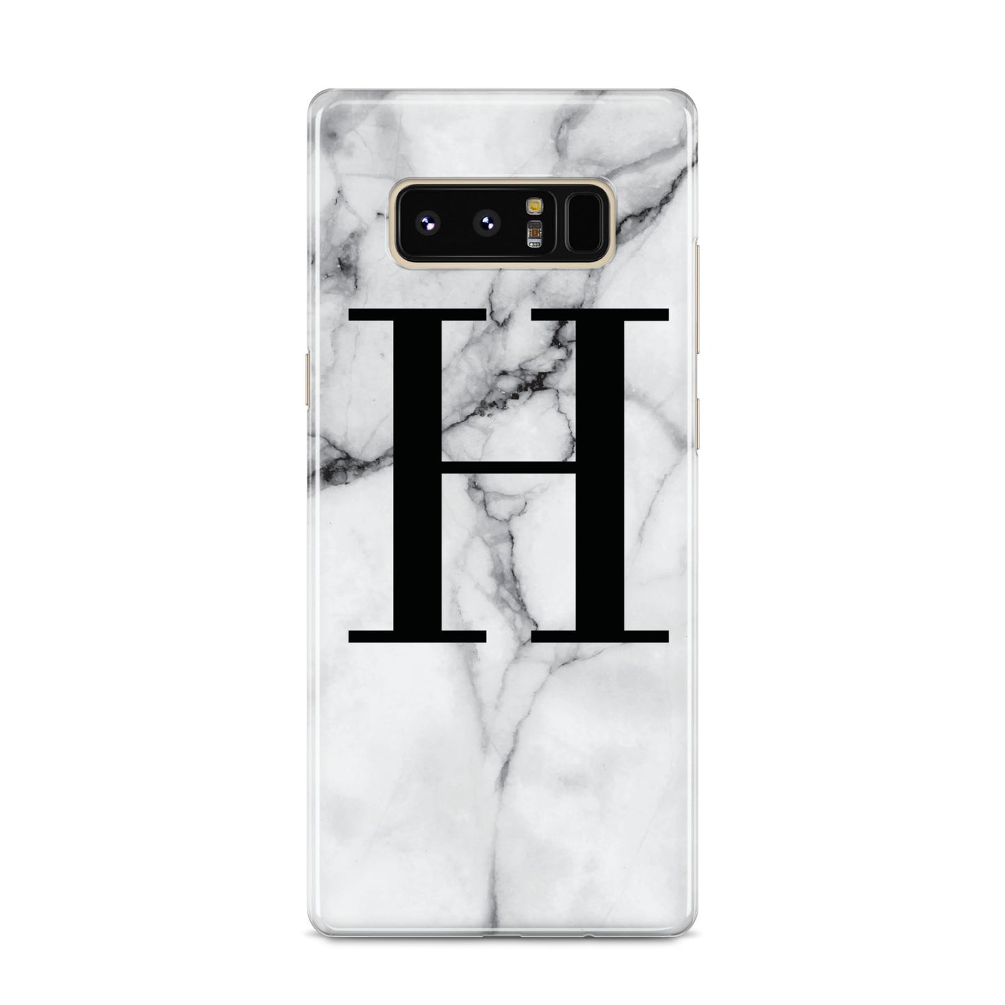 Personalised Monogram Marble Initial Samsung Galaxy S8 Case