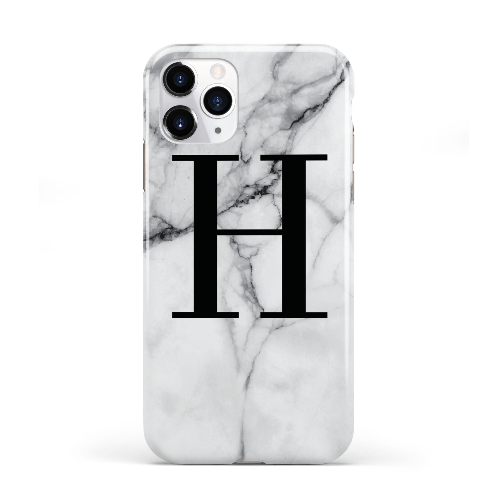Personalised Monogram Marble Initial iPhone 11 Pro 3D Tough Case