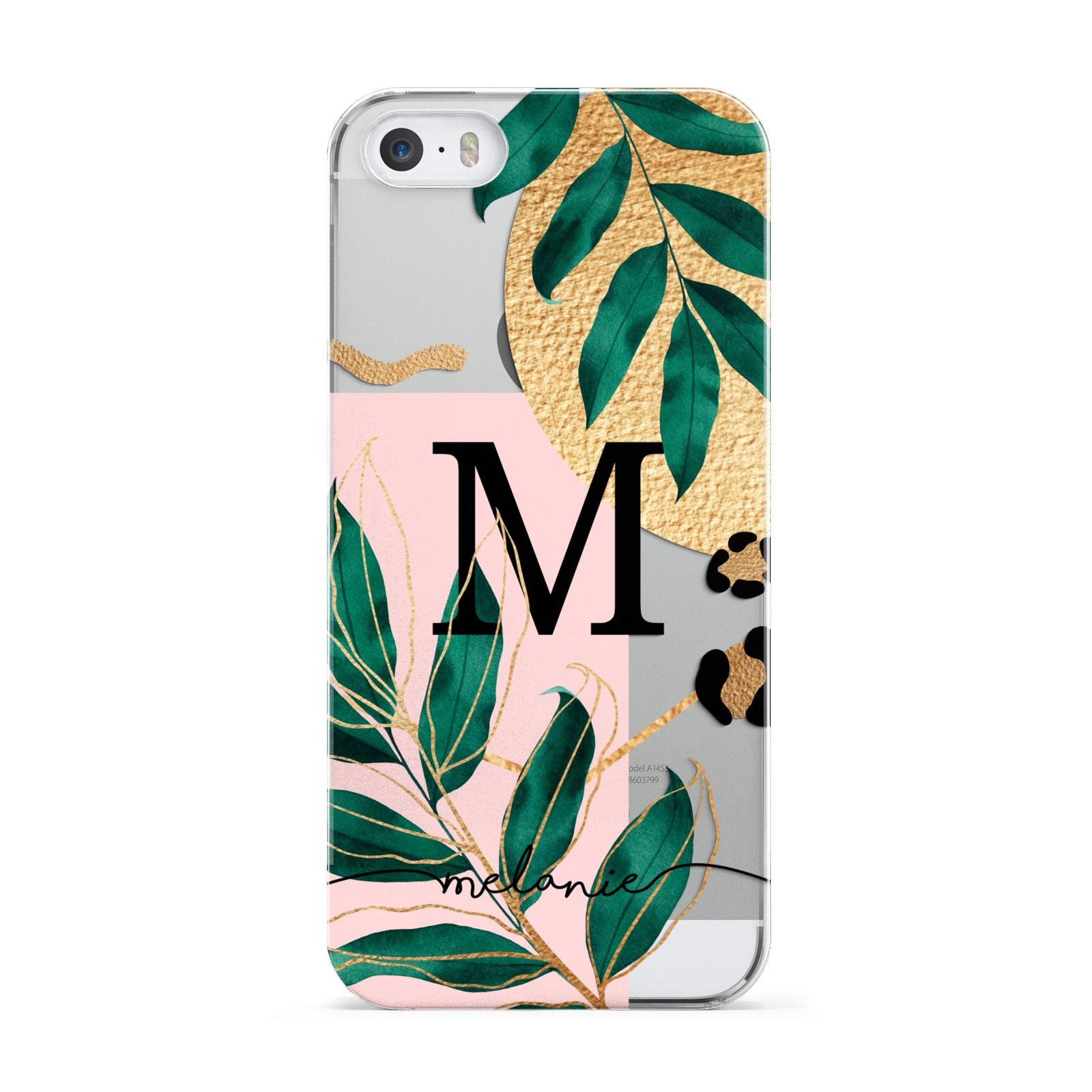 Personalised Monogram Tropical Apple iPhone 5 Case