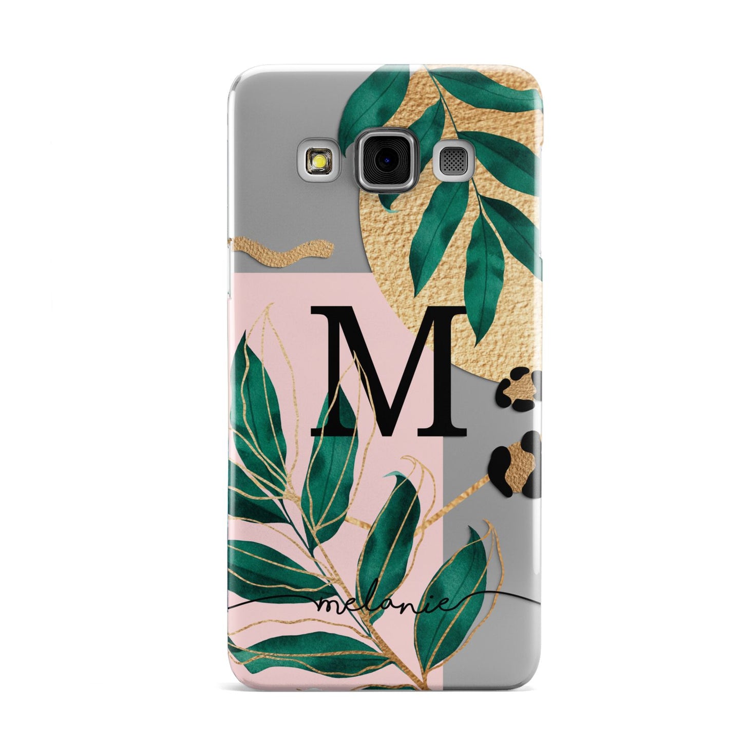 Personalised Monogram Tropical Samsung Galaxy A3 Case