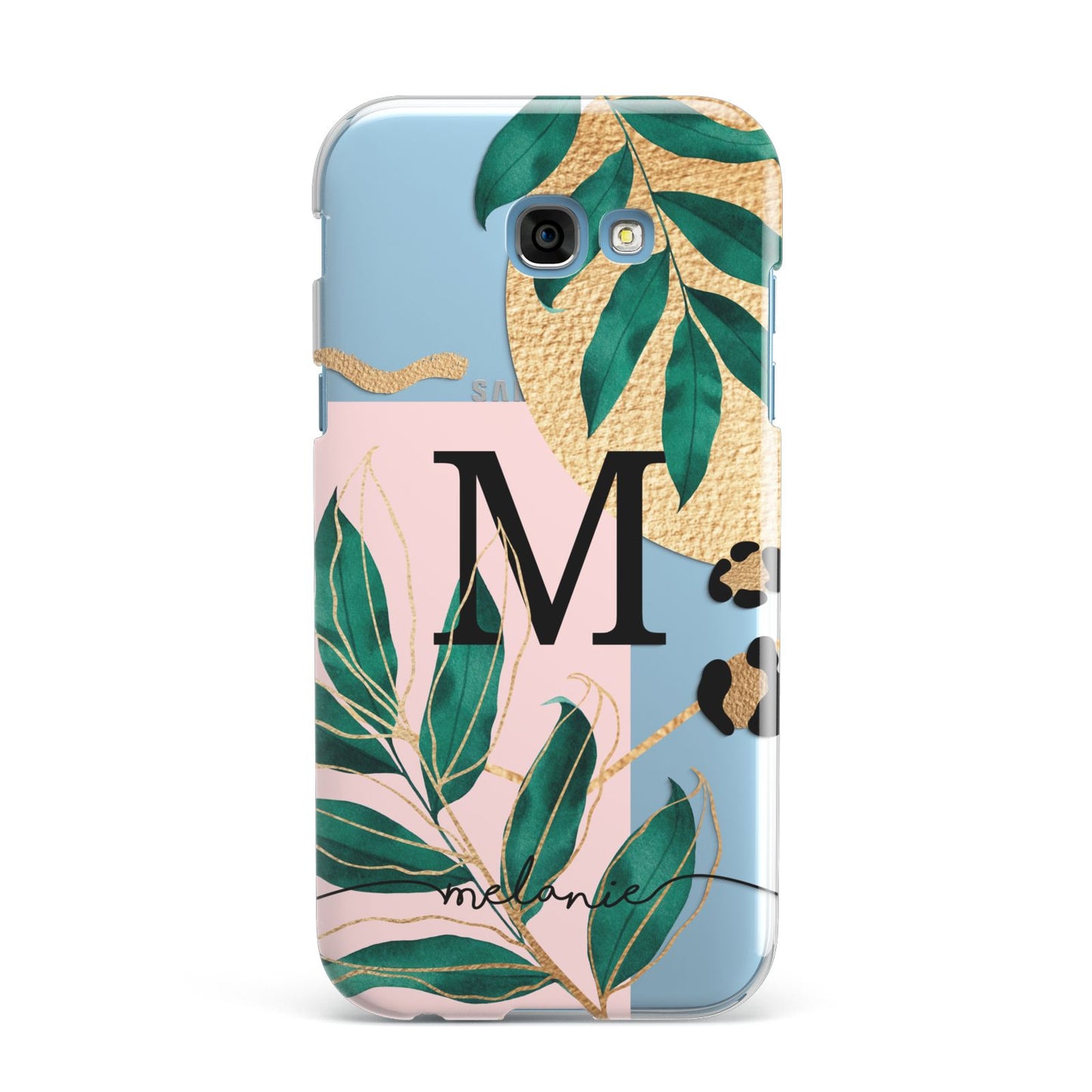Personalised Monogram Tropical Samsung Galaxy A7 2017 Case