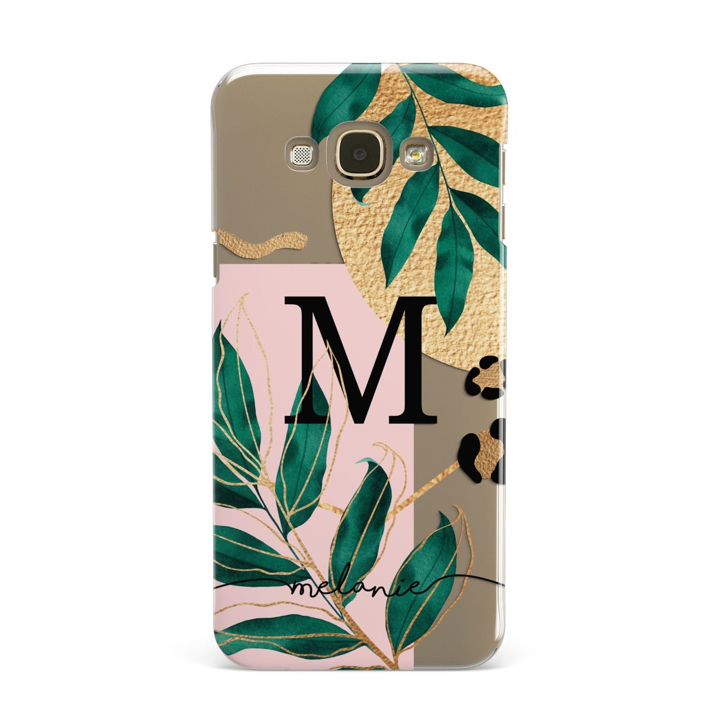 Personalised Monogram Tropical Samsung Galaxy A8 Case