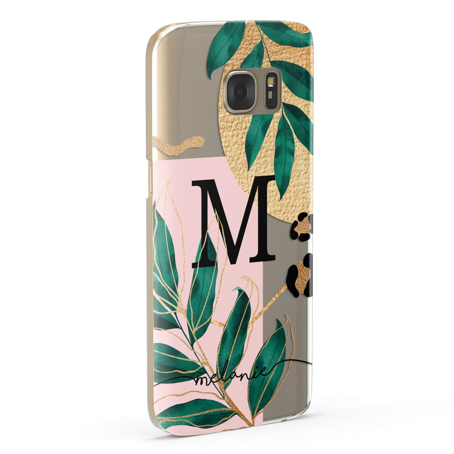 Personalised Monogram Tropical Samsung Galaxy Case Fourty Five Degrees