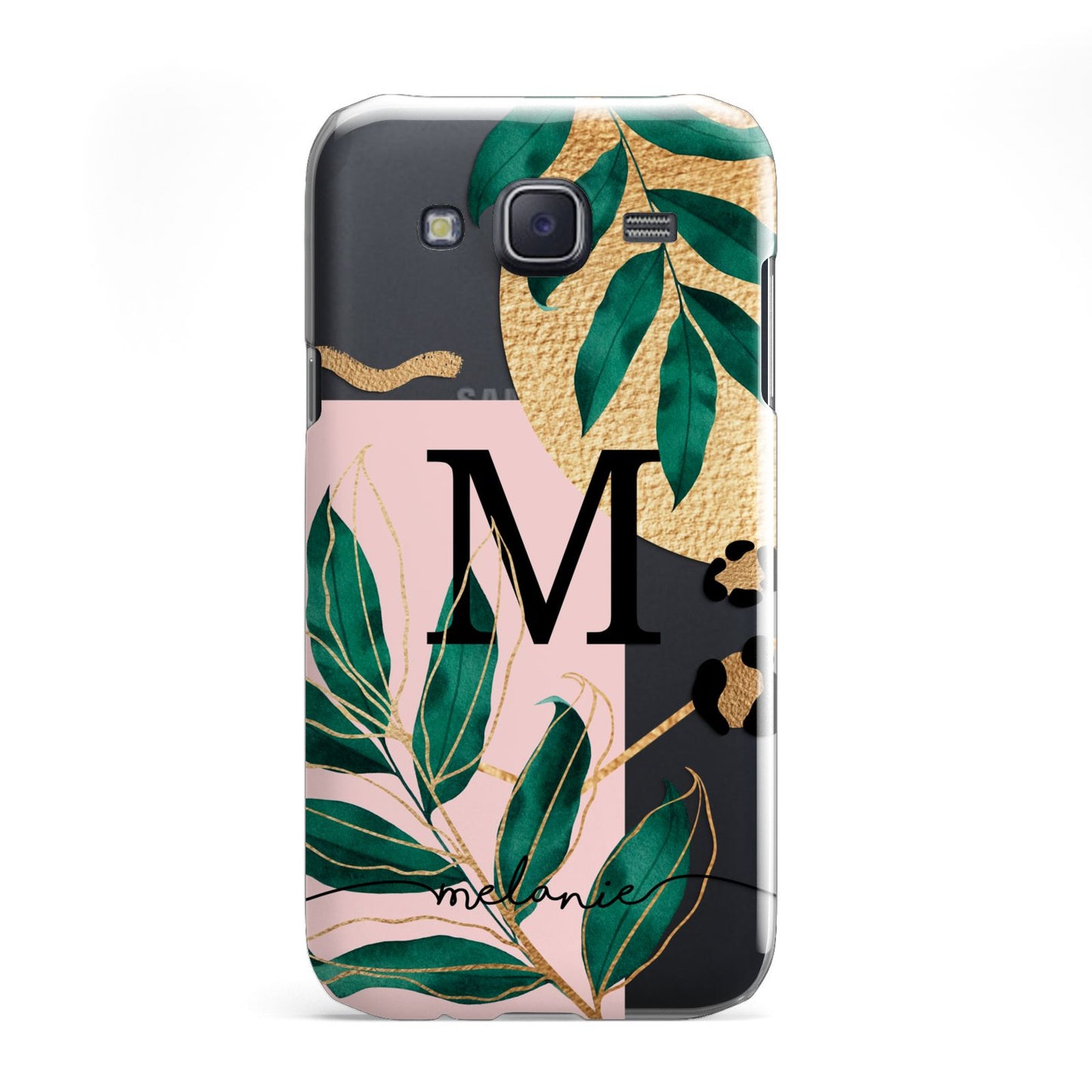 Personalised Monogram Tropical Samsung Galaxy J5 Case