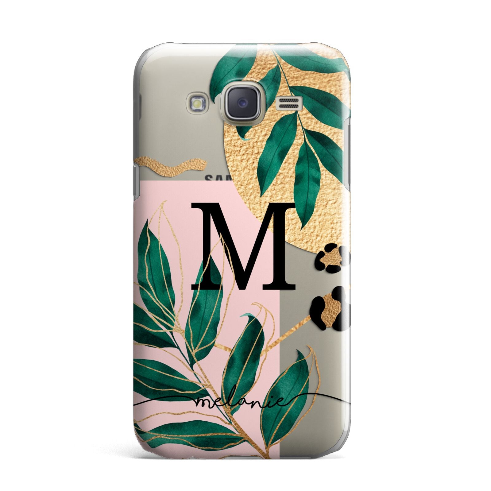 Personalised Monogram Tropical Samsung Galaxy J7 Case