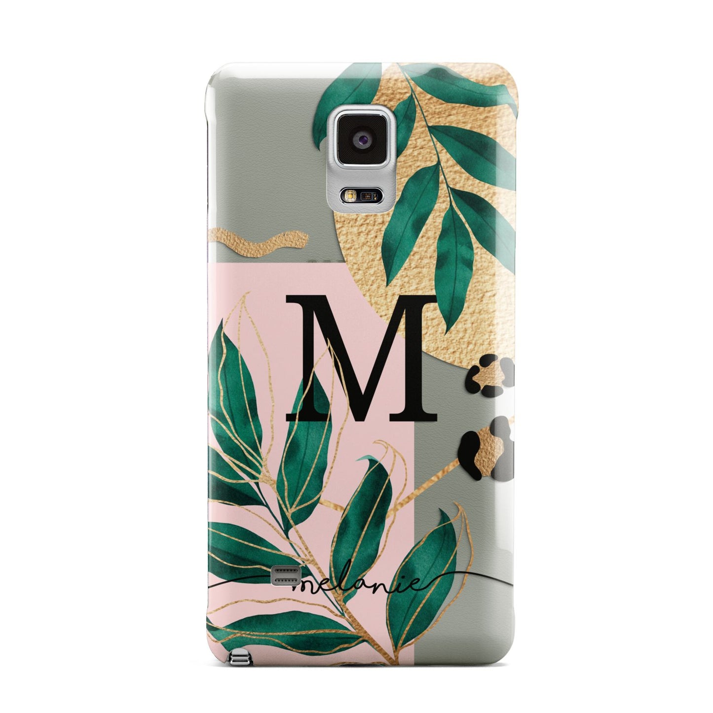 Personalised Monogram Tropical Samsung Galaxy Note 4 Case