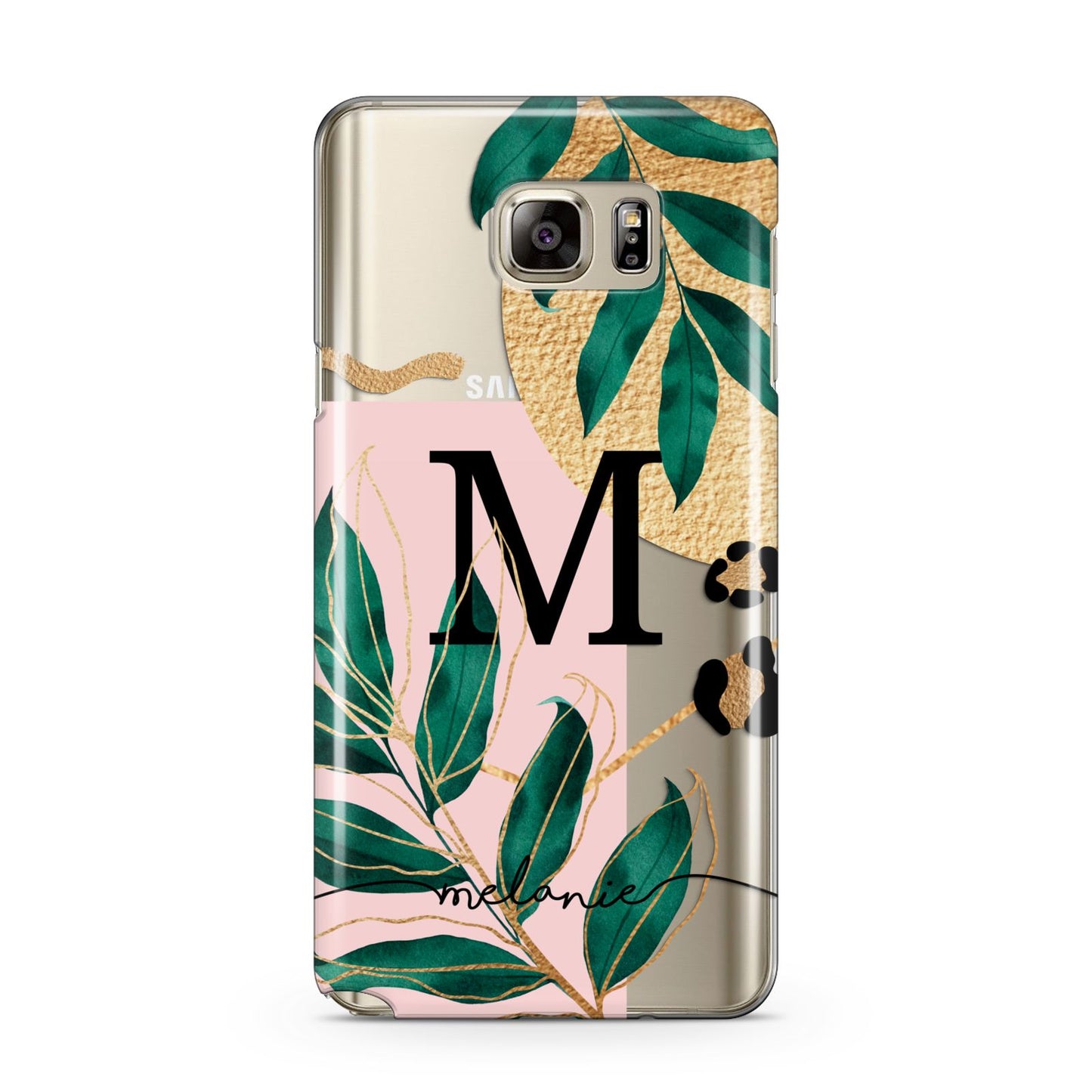 Personalised Monogram Tropical Samsung Galaxy Note 5 Case