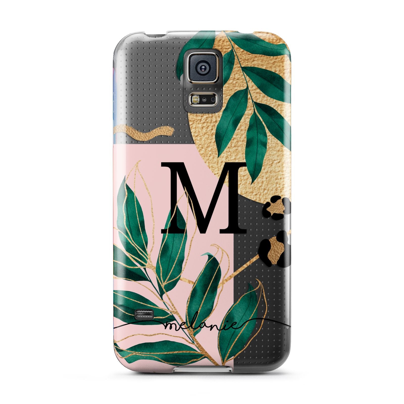 Personalised Monogram Tropical Samsung Galaxy S5 Case