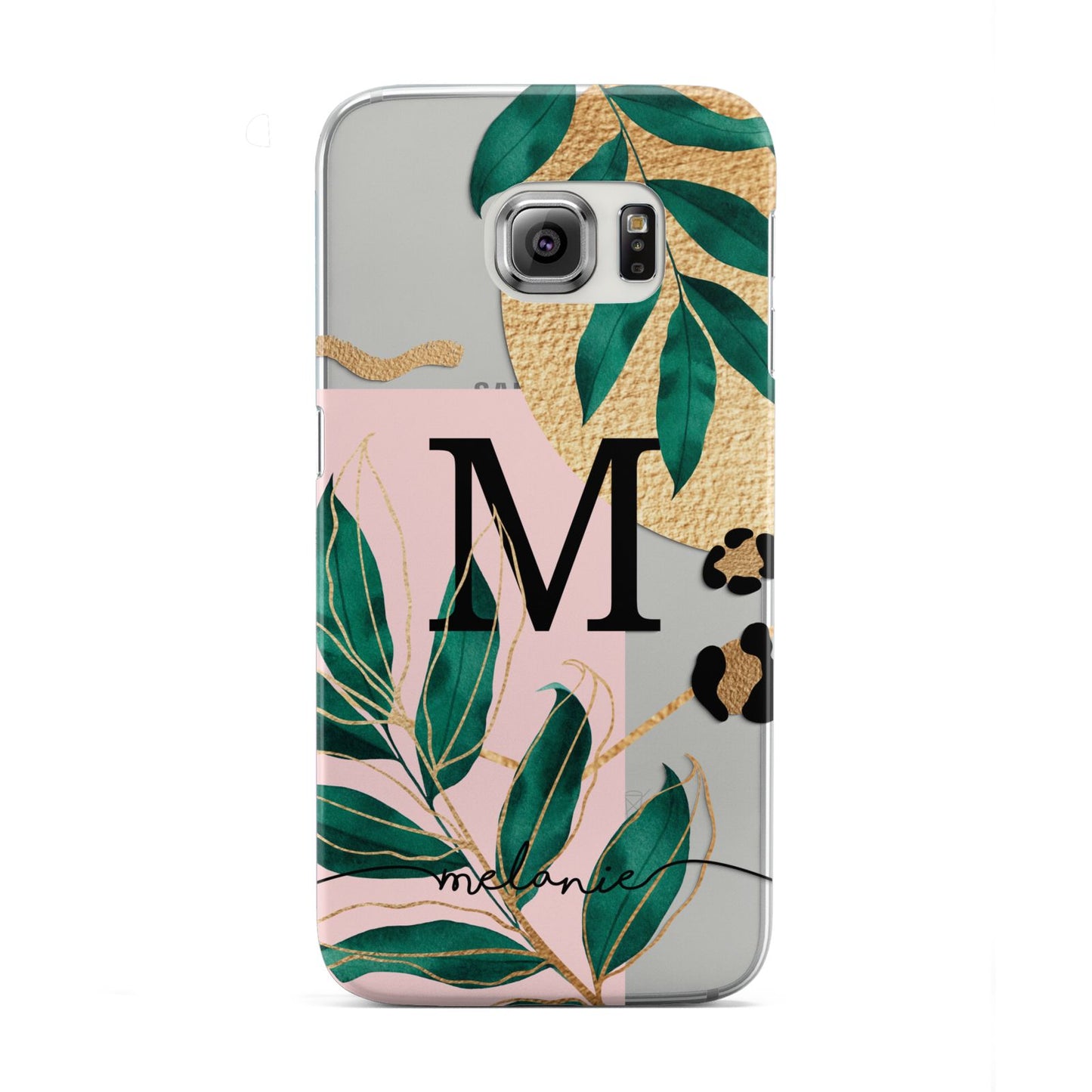 Personalised Monogram Tropical Samsung Galaxy S6 Edge Case