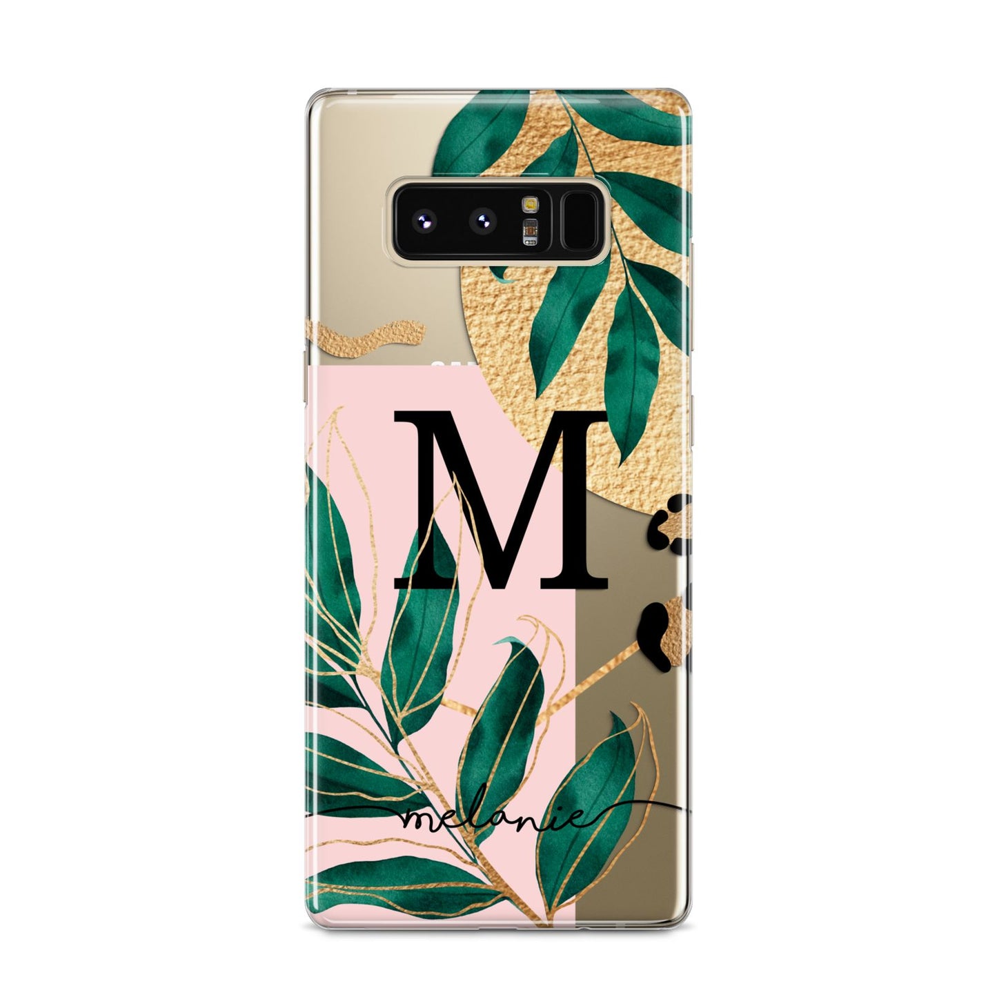 Personalised Monogram Tropical Samsung Galaxy S8 Case