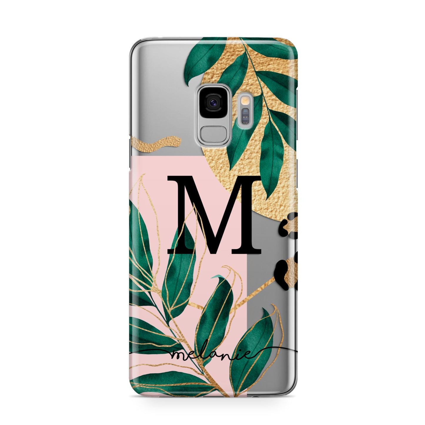 Personalised Monogram Tropical Samsung Galaxy S9 Case