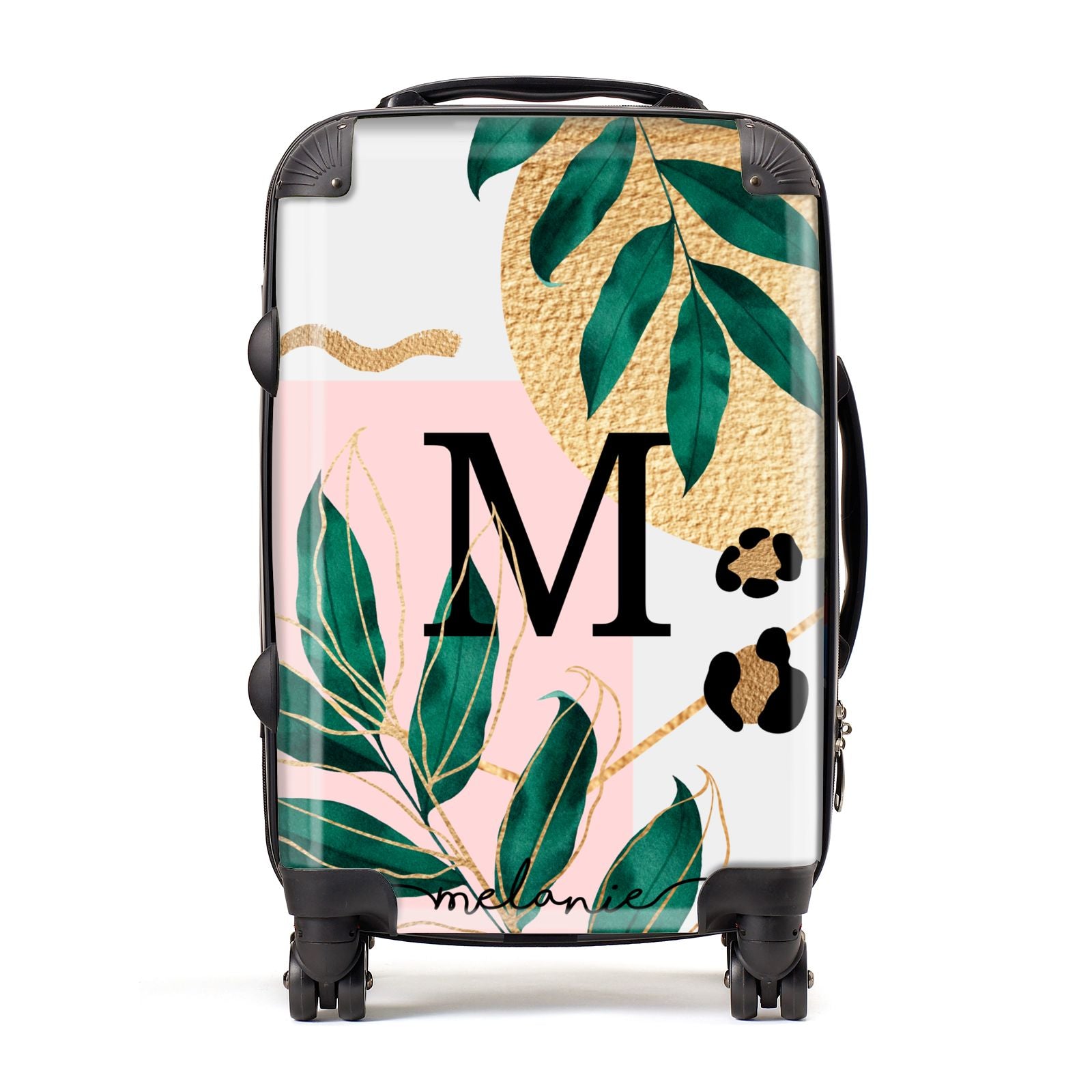 Personalised Monogram Tropical Suitcase