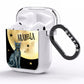 Personalised Moon Cat Halloween AirPods Clear Case Side Image