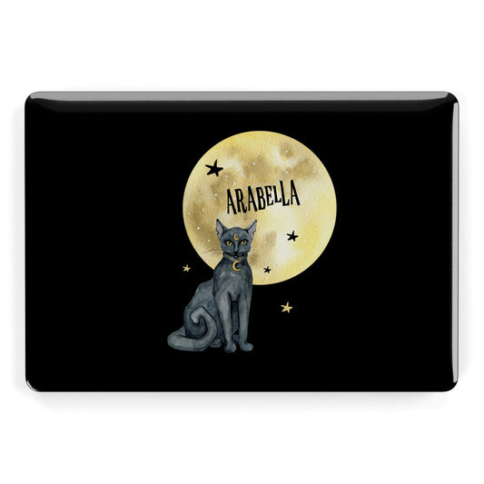 Personalised Moon Cat Halloween Apple MacBook Case