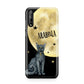Personalised Moon Cat Halloween Huawei Enjoy 10s Phone Case