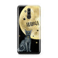 Personalised Moon Cat Halloween Huawei Mate 20 Lite