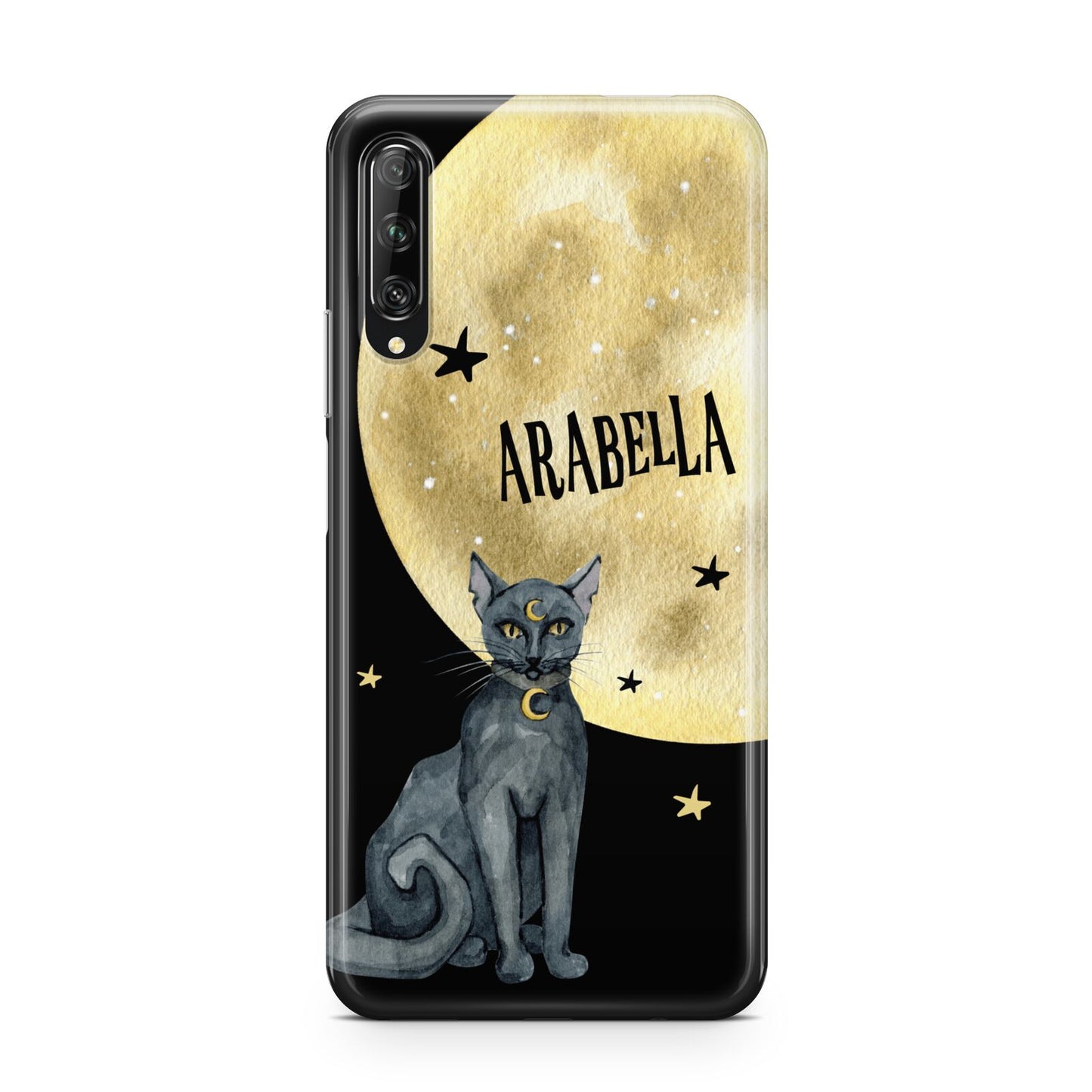 Personalised Moon Cat Halloween Huawei P Smart Pro 2019