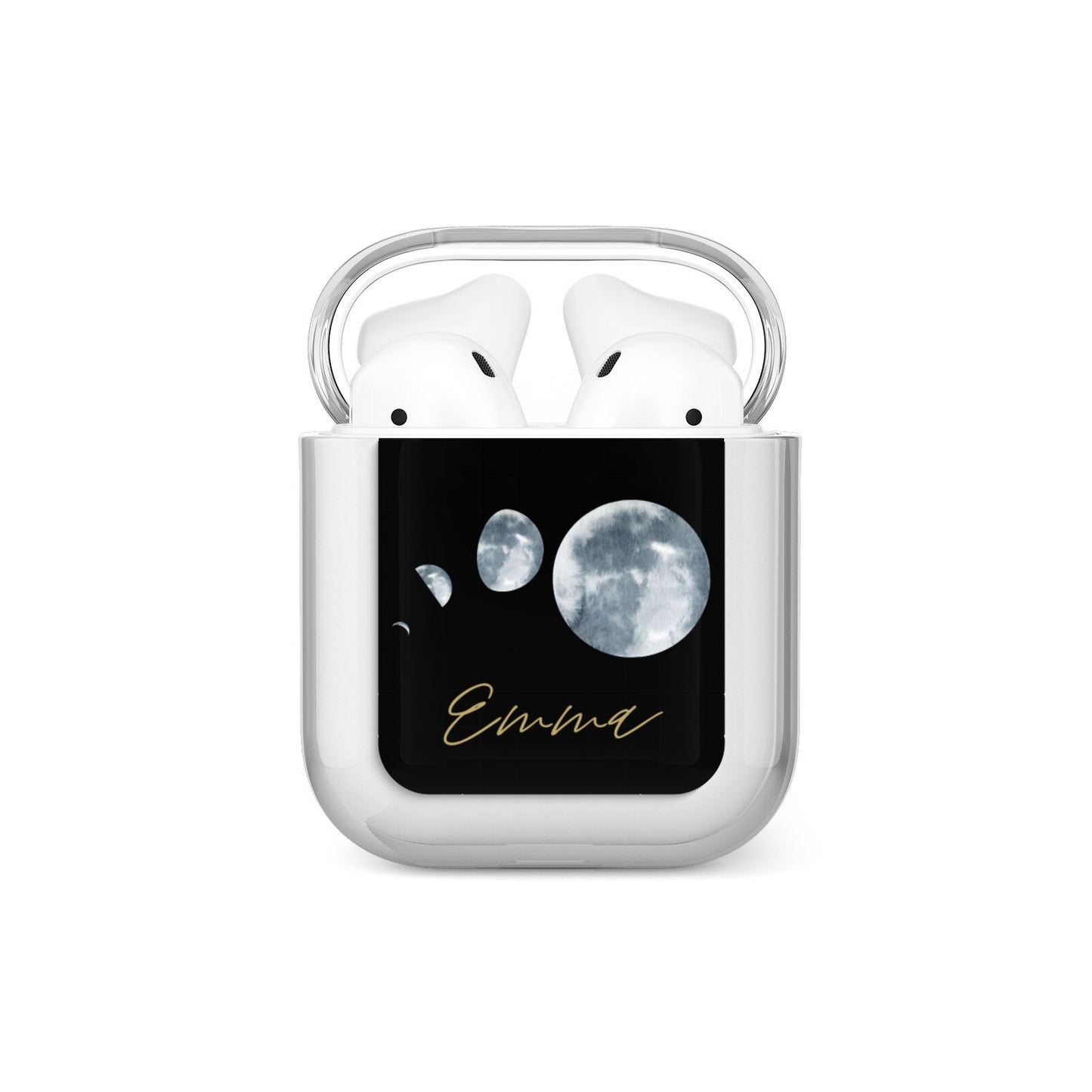 Personalised Moon Phases AirPods Case