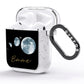 Personalised Moon Phases AirPods Glitter Case Side Image