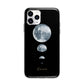 Personalised Moon Phases Apple iPhone 11 Pro in Silver with Bumper Case