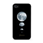Personalised Moon Phases Apple iPhone 4s Case